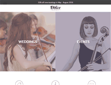 Tablet Screenshot of dolce-ensembles.com.au